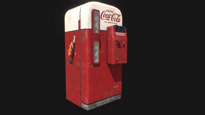 Coke Machine 3D Model