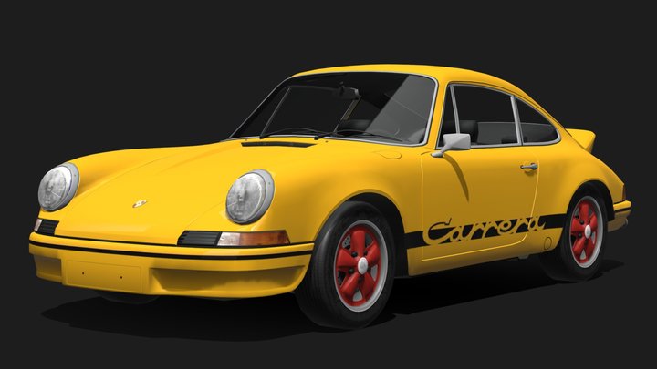 1972 Porsche 911 Carrera RS – Modello 3D gratuito STL