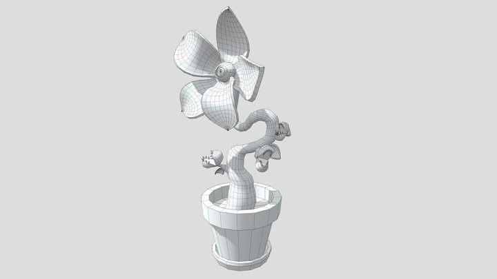 Venus Flytrap Hybrid 3D Model