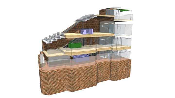 The Original Wrigley Rooftop 3D Model