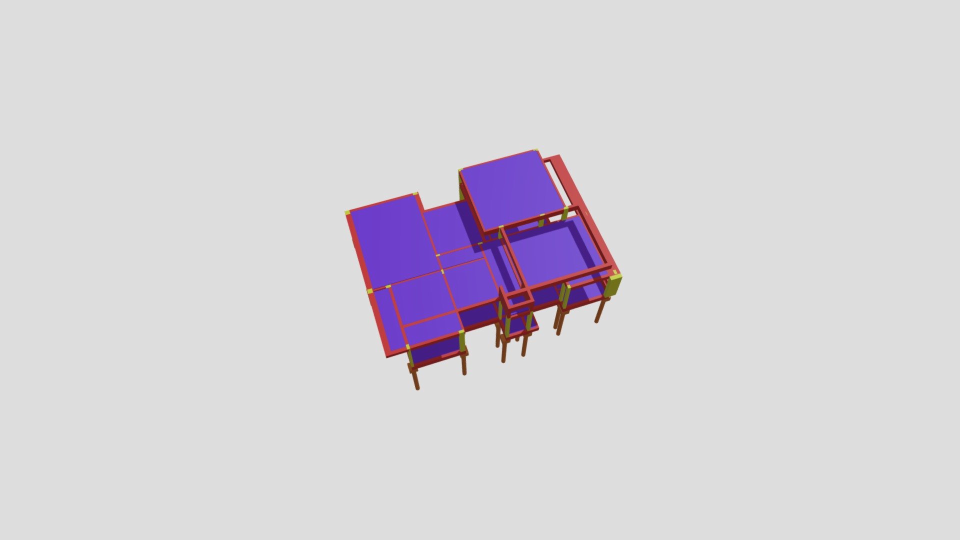 ESTRUTURAL BLUE - Vista 3D - {3D}