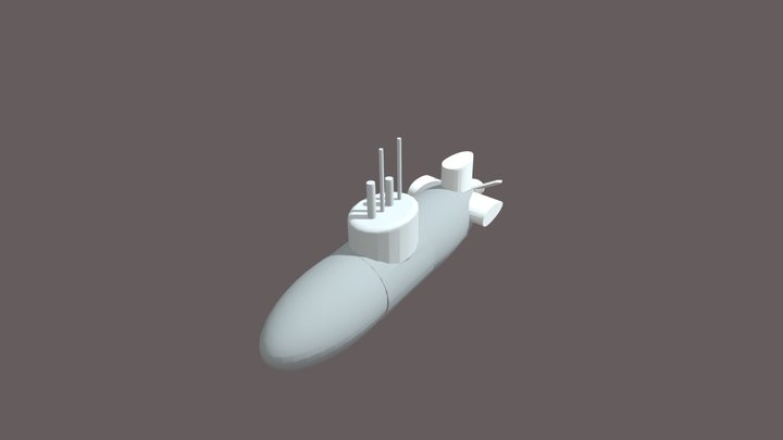 Submarine Basic Model 3D Model