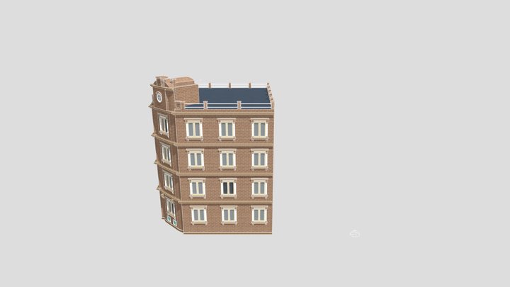 Simple building model 3D Model