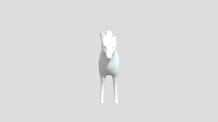 Fox Sculpt 3D Model