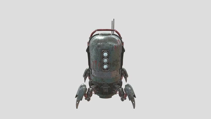 M110_Higgins_Nicole_300216571_Spiderbot 3D Model