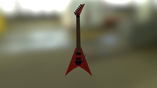 LP_Guitar 3D Model