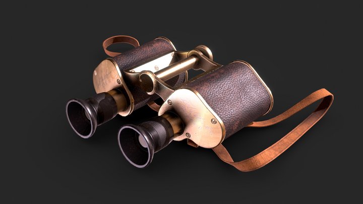 Feldstecher Golden Variant 3D Model