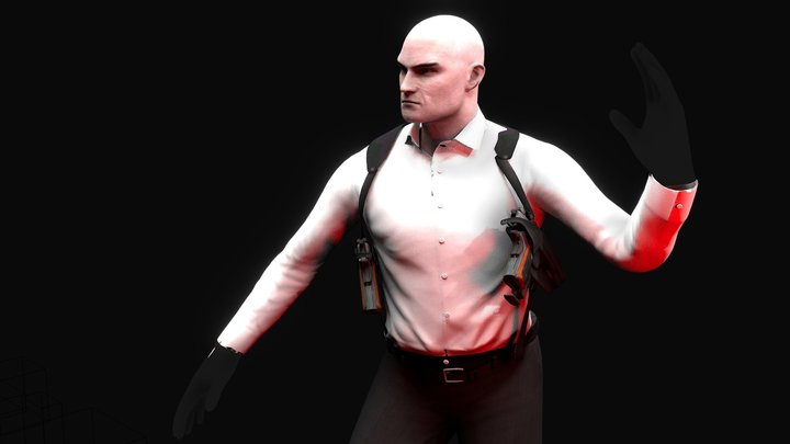 HITMAN agent 47 3D Model