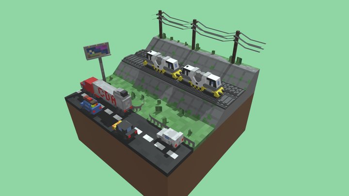 Diorama 3D Model