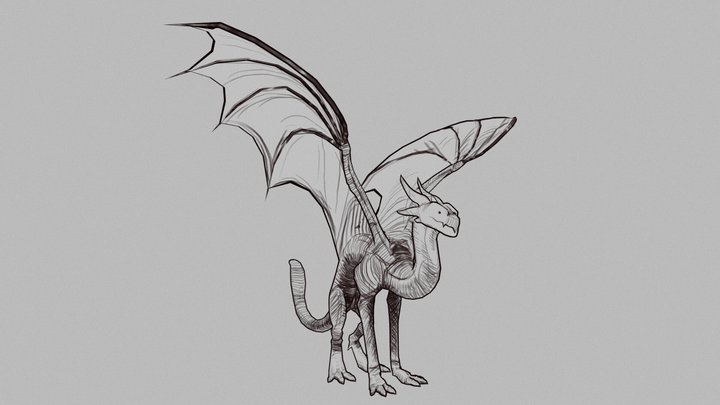 Dragon 3D Model