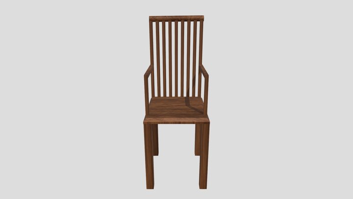 wooden chair 3D Model