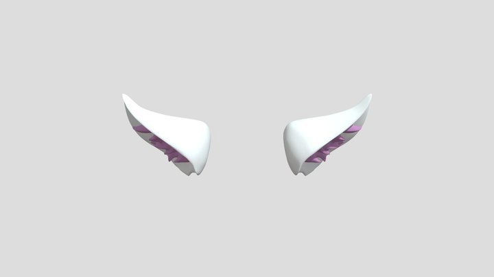 Cat Ears Lilla 3D Model