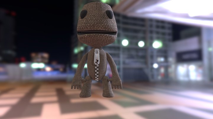 Fake Sackboy 3D Model