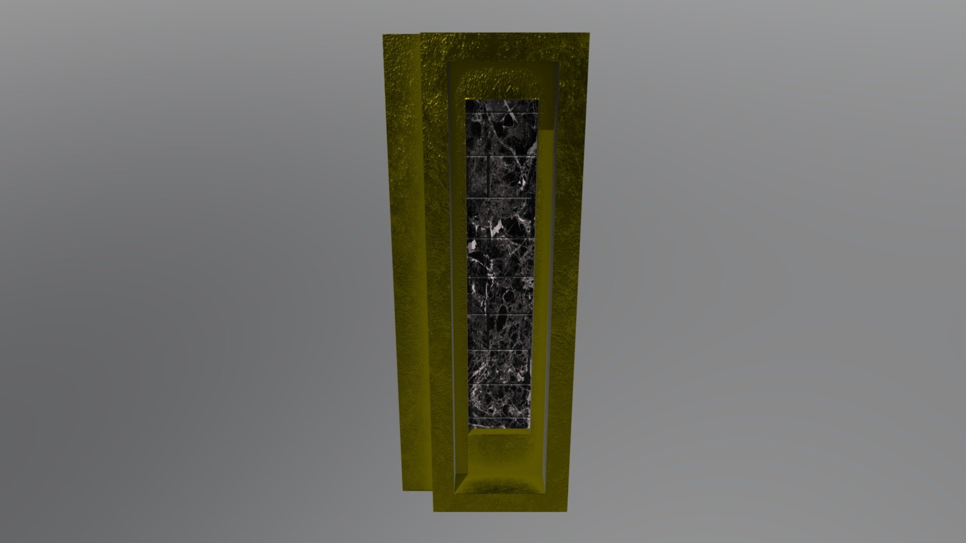 Dwarven house modular asset - Corner piece