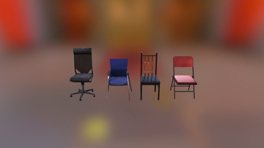 Assets Chairs-2 - 3D model by KobraDesign (@gooseman77) [7b97fb0 ...