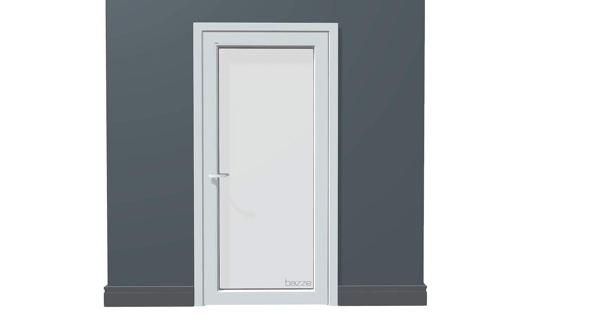PORTA DE PVC - GIRO - 1 FOLHA — Sketchfab embed 3D viewer