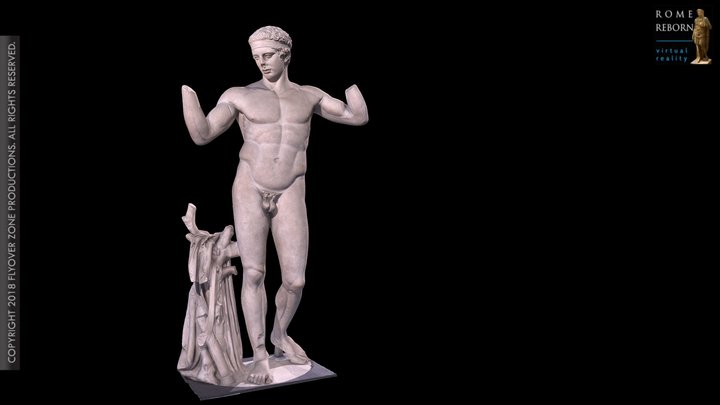 3D rendering of Diadumenos