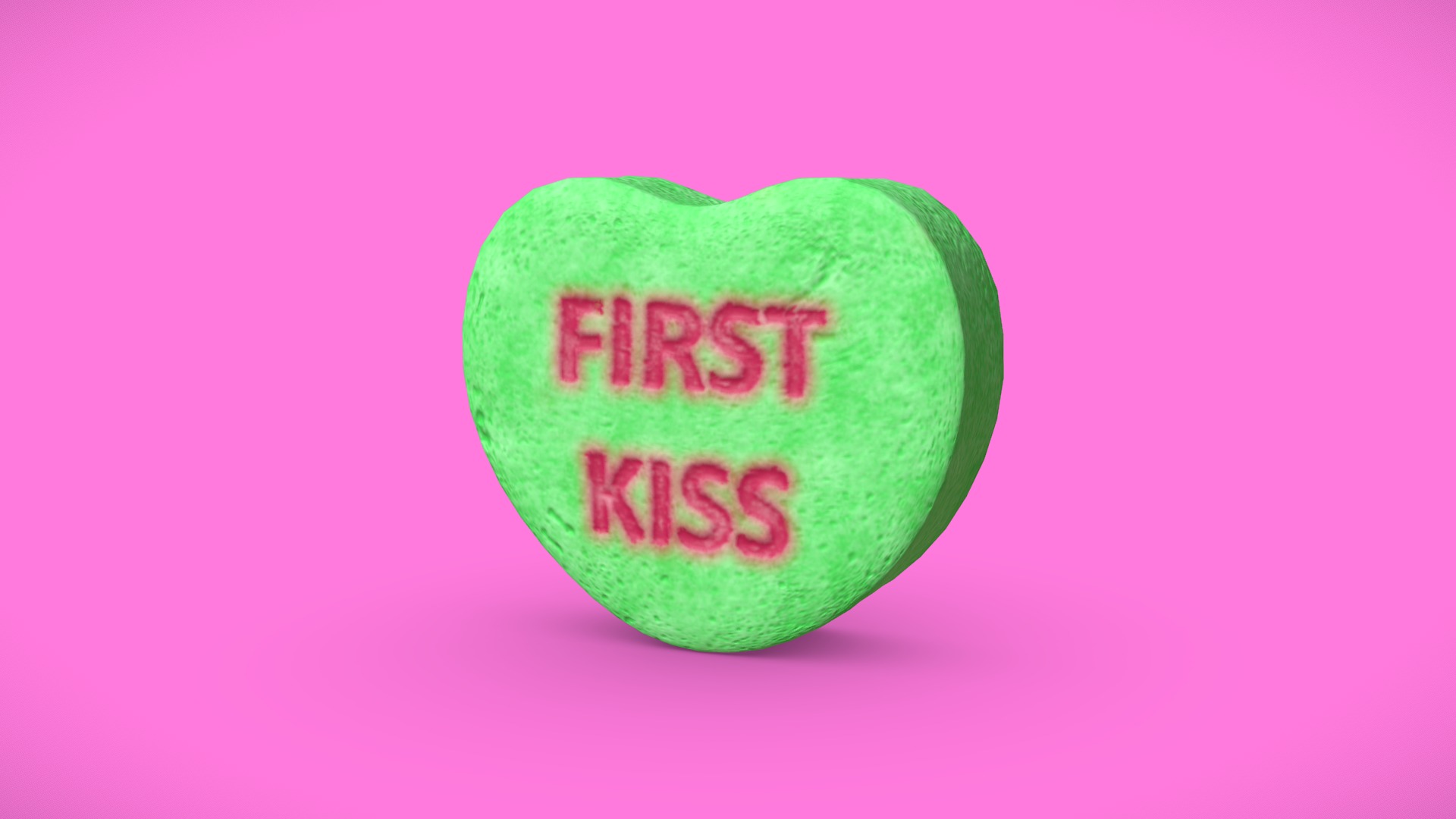 3D model Heart Candy – First Kiss