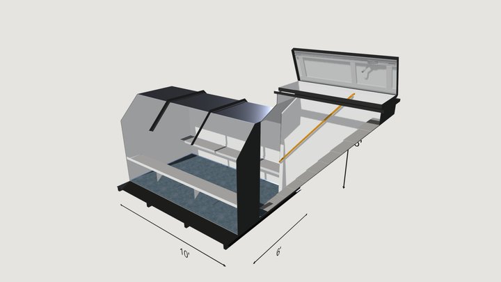 EstateMax 10x6 Underground Shelter 3D Model