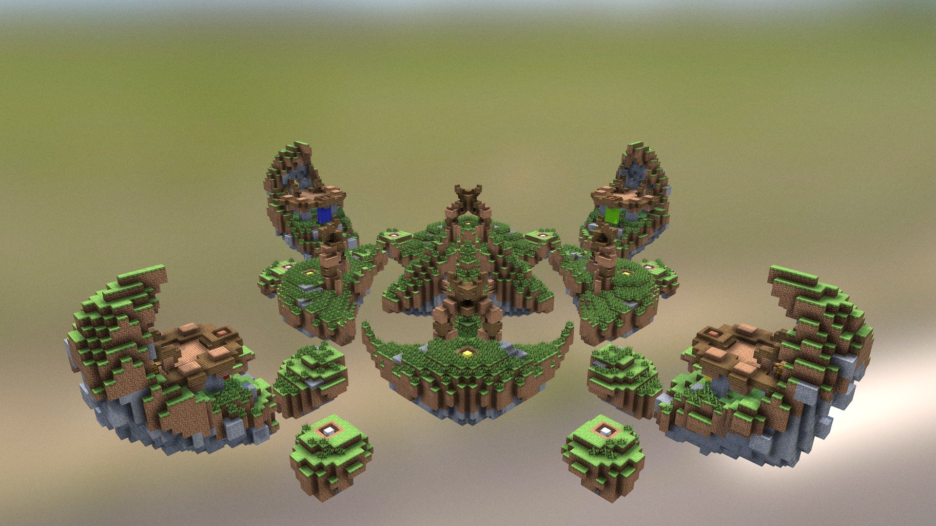Aztecs Bedwars 4x4 — Sketchfab embed 3D viewer