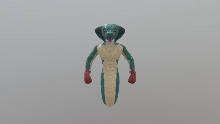 Snake Boxer 3D Model