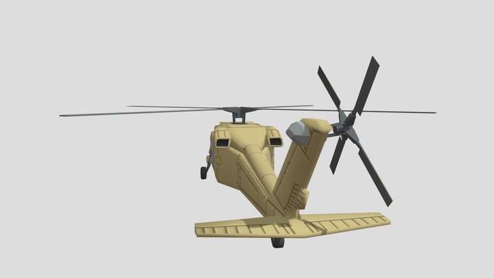 the lowpoly hawk 3D Model