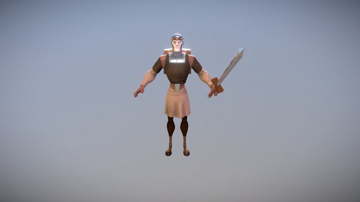 B1JV2 TECR - Texturing Stylisé K. Erika 3D Model