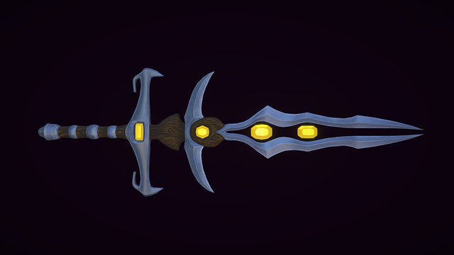 'Stylized' Guardians Blade 3D Model