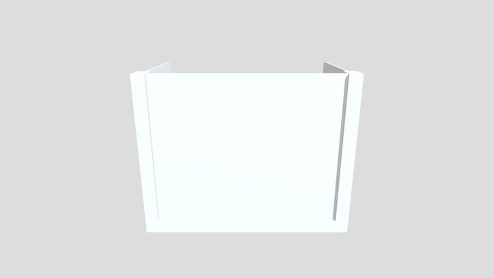 FInal Classroom Desk Divider 3D Model