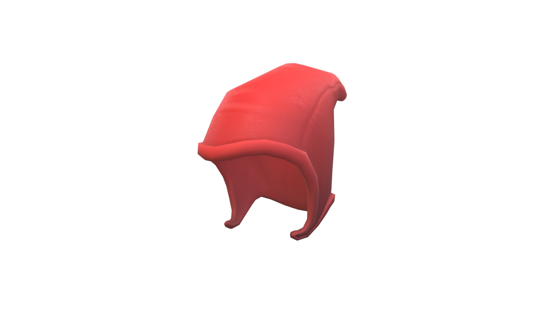 3D model Gnome Hat - This is a 3D model of the Gnome Hat. The 3D model is about a red plastic puzzle.