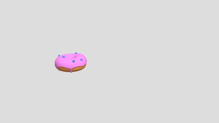 Realistic Donut | Blender 3D Model