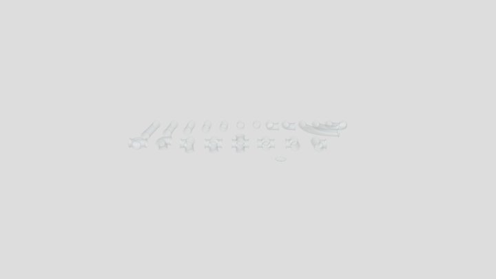 Estrutura Modular Tubular – Estruturacano 3D Model