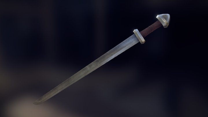Berserkr Viking Sword - 9th century 3D Model