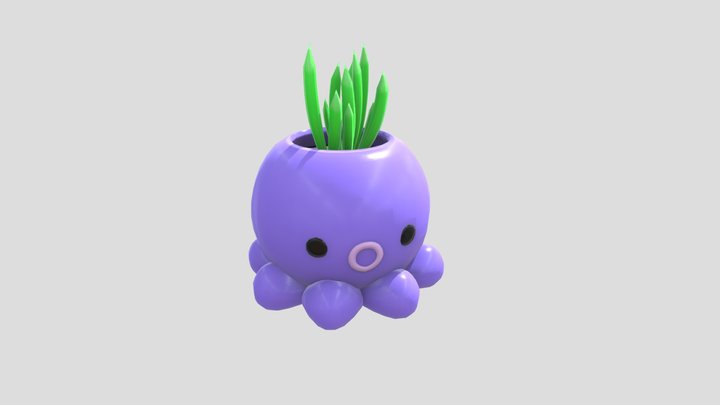 Octopus Plant 3D Model