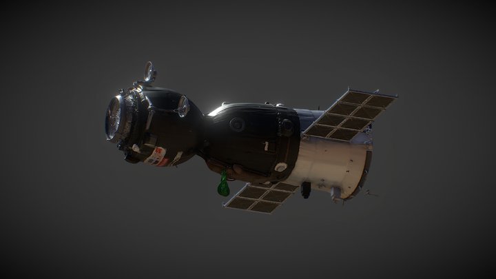 Orbital Module Soyuz 3D Model