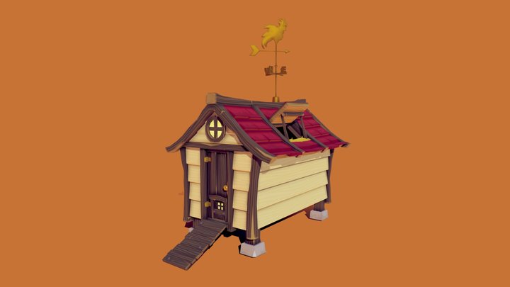 Chicken Coop 3D Model