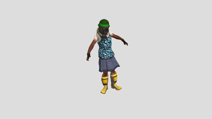 Drunk Walk 3D Model