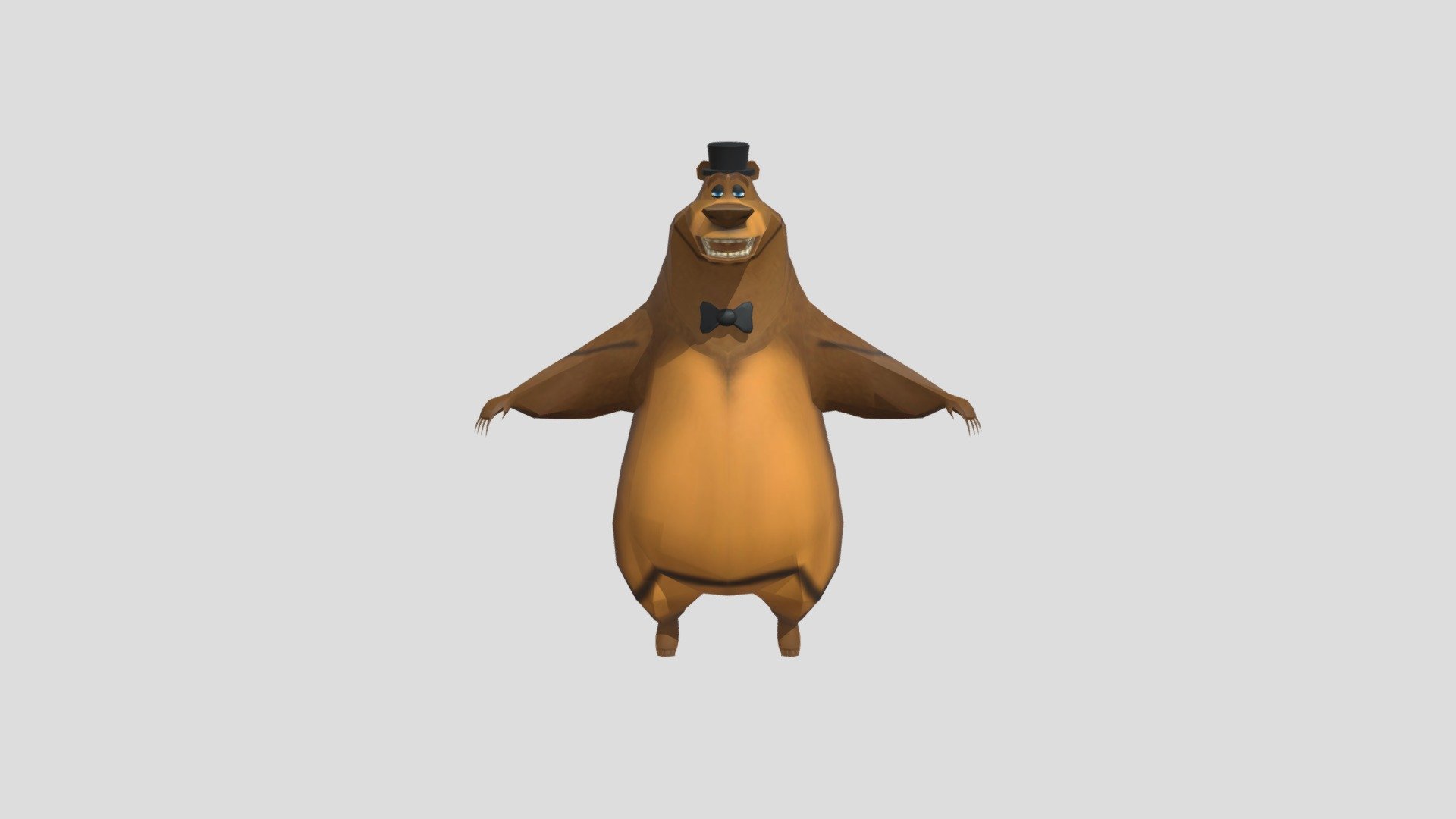 Boog The Freddy Fazbear — Sketchfab embed 3D viewer