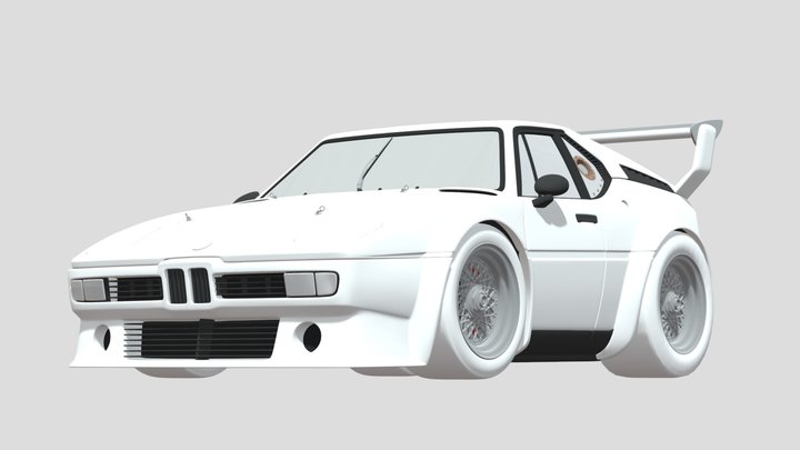 BMW M1 Procar 3D Model