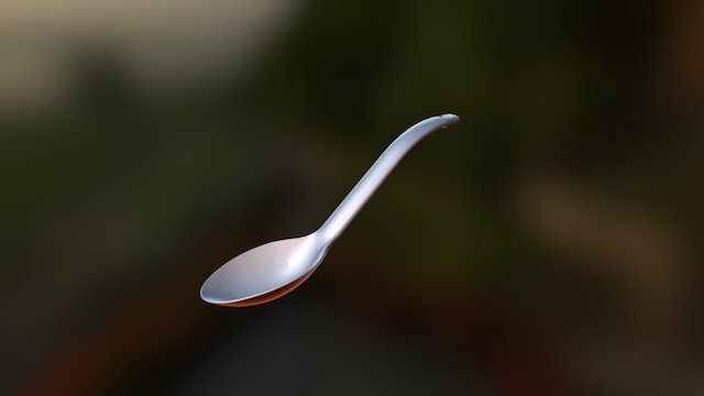 Rice spoon 3D Model