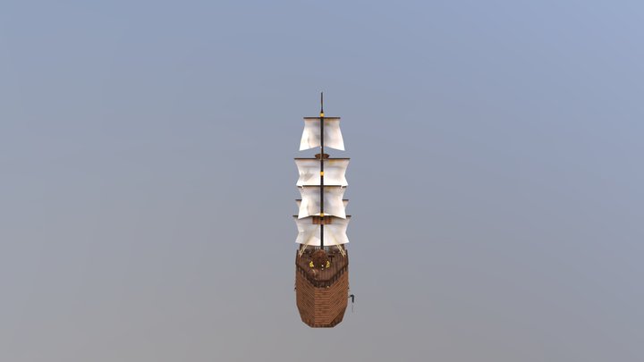 Pirate Ship 3D Model
