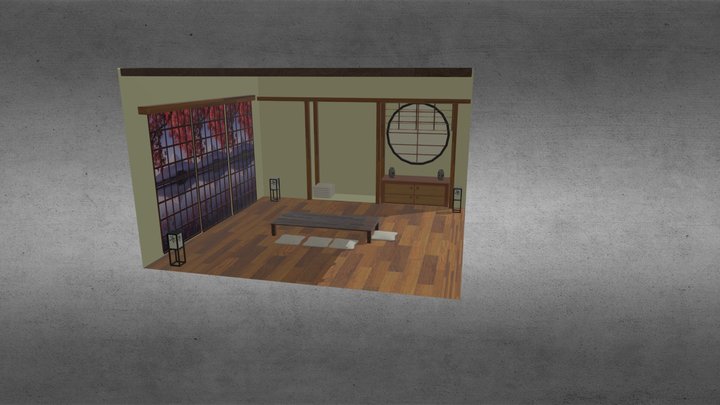 japanisches Zimmer 3D Model