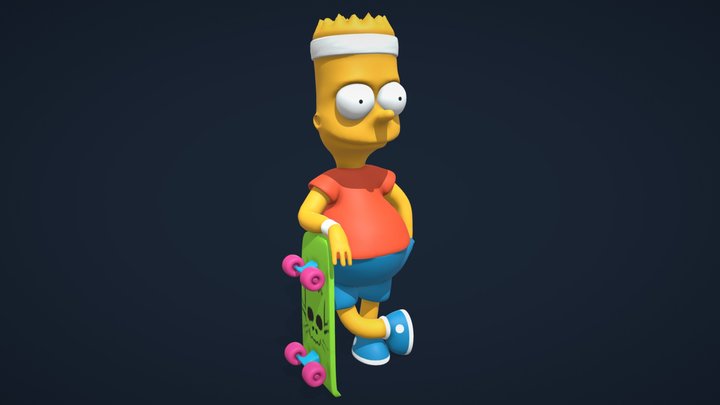 Bart Simpson 3D Model