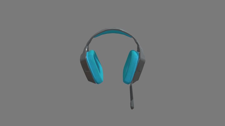 Logitech Gaming Headphones 3D Model