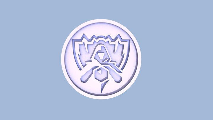 League of Legends Worlds Emblem/Logo – Modello 3D gratuito STL