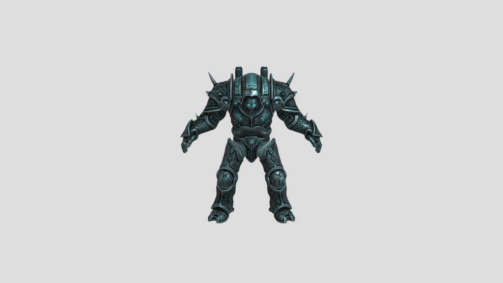 Horsepower Knight Rigged Animated