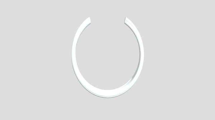 Simple Tiara Open 3D Model