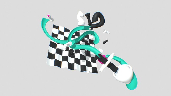 chess madness 3D Model