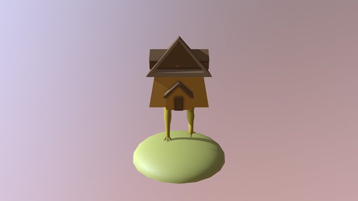 Baba Yaga Birdhouse 3D Model