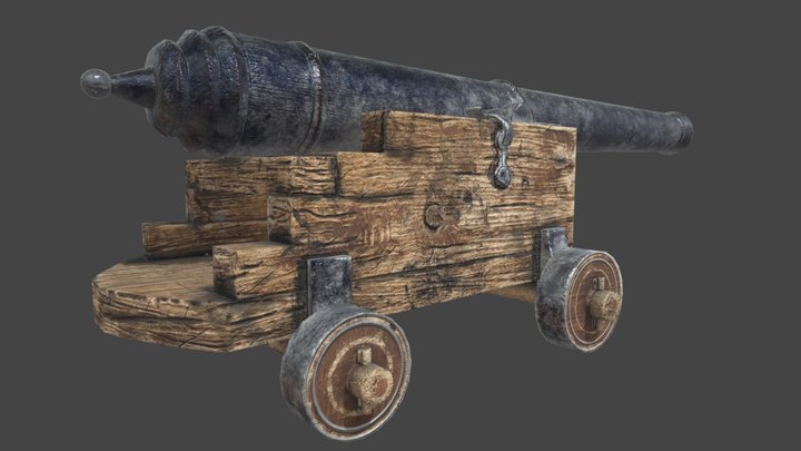 Cannon 3D Model